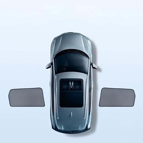 LMSUTG Car Window Shades for KIA KX Cross 2017,Breathable Mesh Side Privacy Blackout Curtain Sun Stretch Screens Baby Camping Heat Block Protection,Rear Window 2pcs