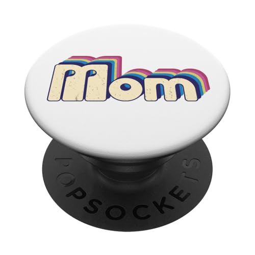 Mamá Retro Día De La Madre Embarazo Anuncio Mamá Madre PopSockets PopGrip Adhesivo