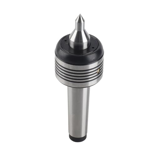 Centro vivo MT4 de acero al carbono con triple rodamiento y punto a 60° para torno CNC 3
