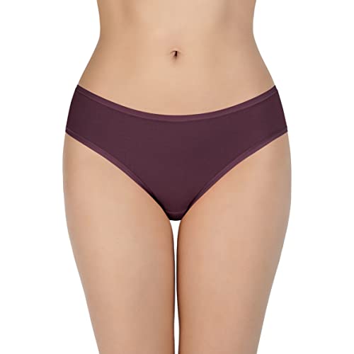 Image of Amante Solid Low Rise Cotton Bikini Panty Pack(Pack of 3)