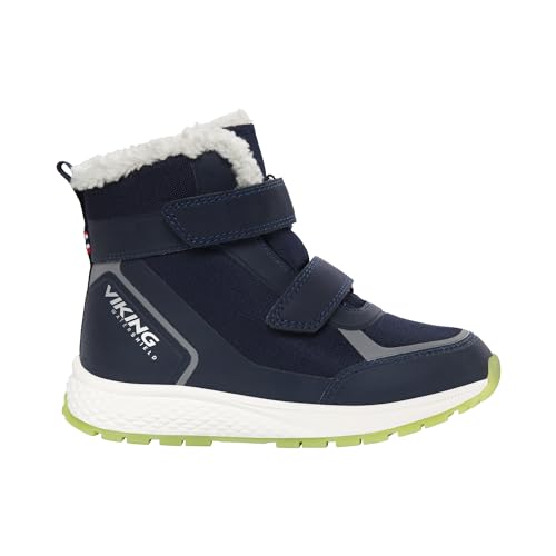 Viking Mixte Enfant Equip Glow Warm WP bottes réfléchissantes et chaudes