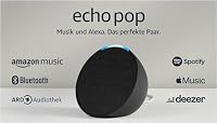 Echo Pop (Neueste Generation) | Kompakter und smarter Bluetooth-Lautsprecher mit vollem Klang | Anthrazit., mit Alexa+ Early Access – Ansicht 8