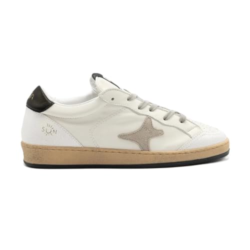 AMA BRAND Sneaker Homme Sun 4123, Blanc, 41 EU