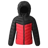 AIMISYOU Boys Winter Hooded Coats Clothes For 12-13 Years Fashion Puffer Jacket Outerwear
