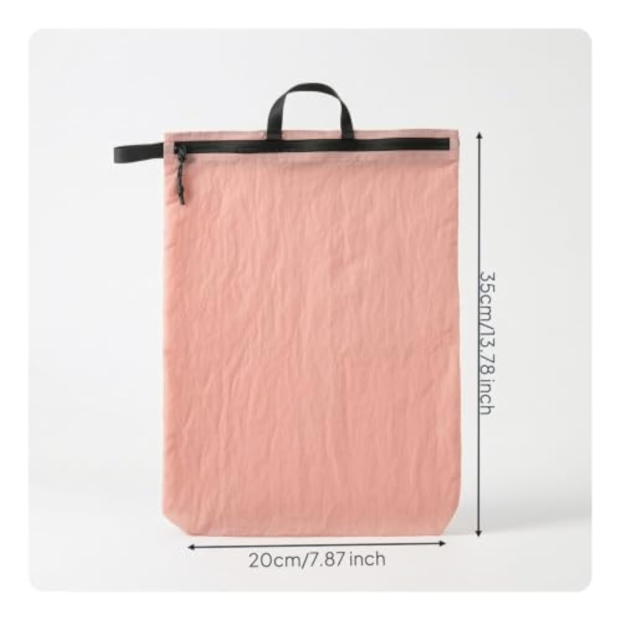 Lightweight Zippered Pouch Waterproof Tote Bag, Packable