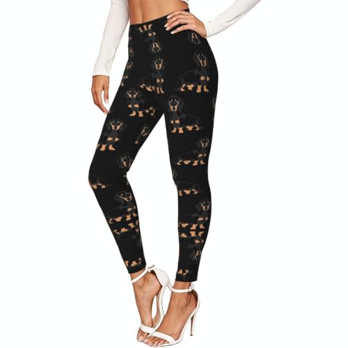 Leggings de perros Dachshund para mujer ideal en entrenamientos y senderismo