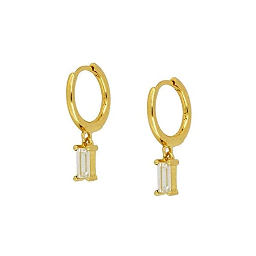 Cerceaux de cartilage en argent avec zircone scintillante de qualité