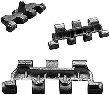 1/35 Workable Metal Track Links: Soviet T-72 Tank Model