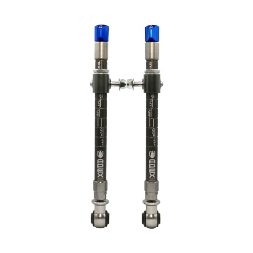 Apex Designs autoLYNX Sway Bar Disconnect 10.5" Stroke for Jeep Wrangler JK JL Gladiator JT 2007-2025 | Knob-Twist Quick Disconnect | 2.5"-5" Lift | Front Sway Bar Link Kit