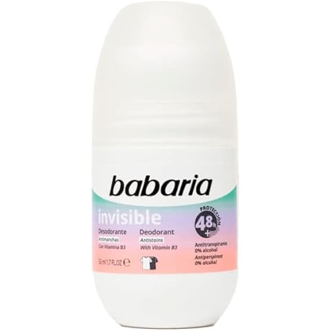 Babaria Desodorante Roll On Invisible 0% Alcohol 0% Cover