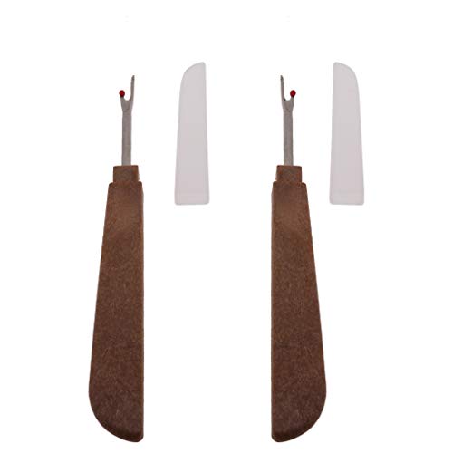 Ankexin 2Pcs Plastic Handle Craft Thread Cutter Seam Ripper Stitch Unpicker Needle Arts