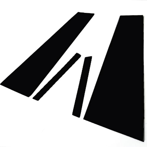 Pegatinas de pilar para Nissan Qashqai J11 2016-2022, moldura de puerta ventana negro brillante