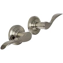 Weslock Right Handed Bordeau Lever Bed/Bath Set - Traditionale Collection - R0610UNUNDI20 - Satin Nickel