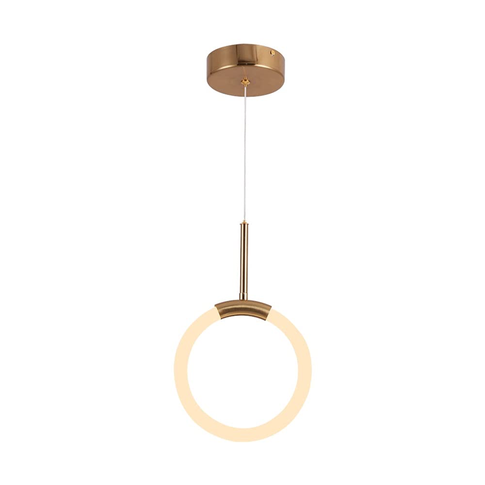 Lampe postmoderne circulaire pour haut plafond à éclairage ajustable