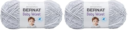 Image of Bernat Baby Velvet Yarn, Misty Gray (Pack of 2)