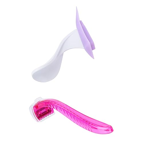 Baluue Rasoio Donna per Peli Privati, Set 1 Pezzo, Compatto e Portatile, Lama in Silicone per Rasatura Precisa e Professionale, Cura Personale Quotidiana