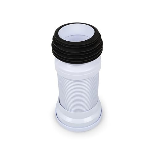 Flexible Toilet Pan Connector Universal WC Flexi Slinky Waste Soil Pipe 260mm-500mm