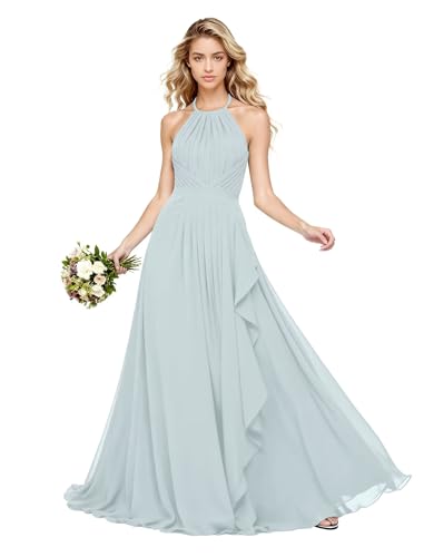 WPPUPP Plus Size Mother of The Bride Dresses Blue Wedding