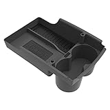 KCSAC Mobiltelefon Wireless Ladegerät Fit für Tesla Modell S x Zubehör KIT Center Console Aufbewahrungsbox Cup Halter Ladekissen Fit Für Telefon Mittelkonsole Dekor-Abdeckung