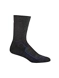Rechts/Links-Fußbett Icebreaker Herren Socken Hike Medium Crew, jet hthr/planet/black, M, IBND09F30
