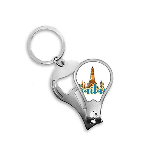 Coupe-ongles illustré Thaïlande Wat Kaew Haw PHA pour cadeau