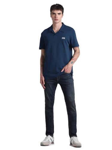 Image of Jack & Jones Polo Collar Slim Fit Pure Cotton T-Shirt