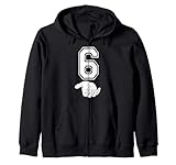 Number 6 Matching 67 Meme Halloween Costume Men Women Kids Zip Hoodie