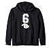 Number 6 Matching 67 Meme Halloween Costume Men Women Kids Zip Hoodie