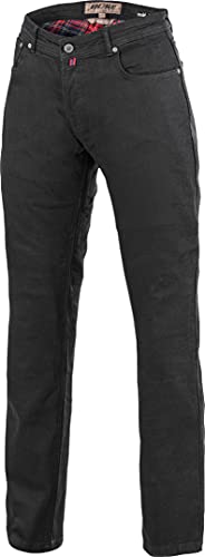 Jeans moto Ladies Büse Dallas noir 34 avec protections