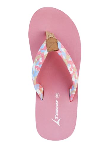 Image of TRACER Women's Casual Comfort Flip Flop Slippers | Lightweight Anti-Slip Everyday Wear | Soft Sole Stylish Daily Use Chappals for Girls & Ladies | Durable & Trendy Summer Footwear | 3 to 8 UK