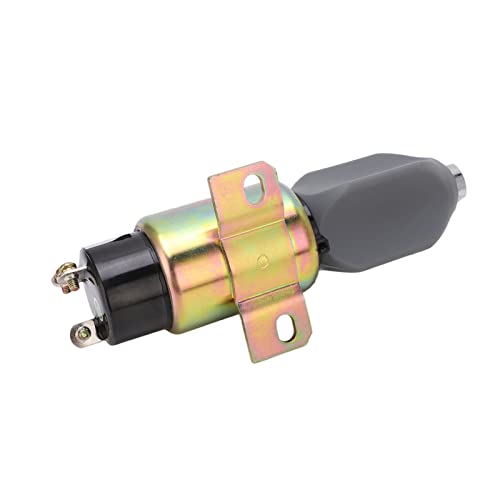 Válvula solenoide de desligamento, válvula solenoide de parada sensível prática de 12 V, borracha de
