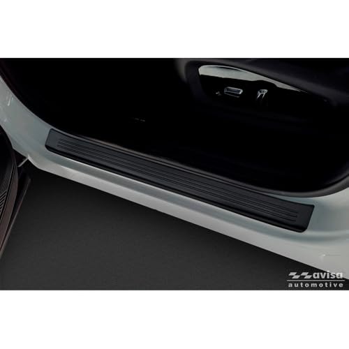 Seuils de portes Jaecoo J7 2024 Avisa en acier inoxydable noir mat élégant - 2