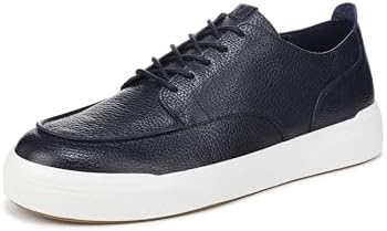 Vionic Herren Carter Moc-Toe Sneaker | Navy Blazer Wildlederleder | Schnürung | VIO Motion Fußgewölbestütze | Gepolsterter Alltagstrainer | Smart Casual | UK 9