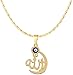 Produktbild Aluyouqi Co.,ltd Klassischer arabischer muslimischer islamischer Totem Allah Anhänger Böser Blick Halskette Weiblicher Anhänger Schmuck