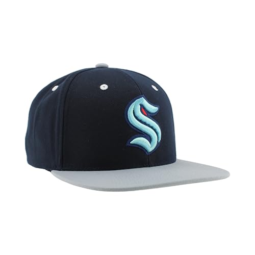 Image of ZHATS NHL Unisex-Adult NHL Officially Licensed Adjustable Snapback Hat Flat Bill Z11 Icon Two Color