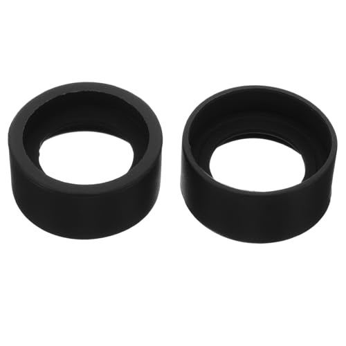 MOLUCKFU Microscope Eyepiece Protectors 2 Pcs Rubber Cover 32-35mm Eye Cup for Magnifying Goggles