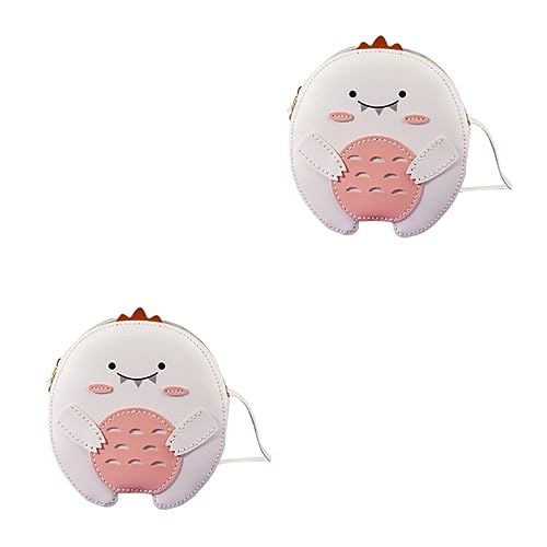 Abaodam 2ensembles Kit Diy De Fabrication De Sac Pour Amateurs Artisanat De Matériaux Pour Créer Un Sac Forme De Dinosaure Adorable Couleur Blanche