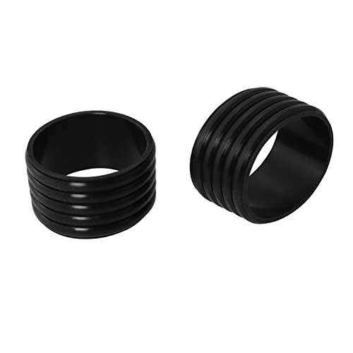 Dgbrsm Tennis Racket Grip 2Pcs Black Tennis Racquet Band Overgrips Tennis Badminton Racket Handles Rubber Ring Tennis Racquet Band Badminton Grip #TOP1