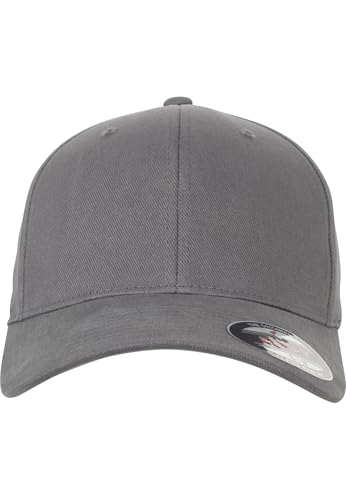 Flexfit Cap Brushed Twill, Grey, S/M, 6377
