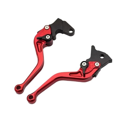 のためにヤマハ R15 V3 2019-2022 用 アルミ CNC 調整可能 バイク用 ブレーキ クラッチレバー(Red 147mm)