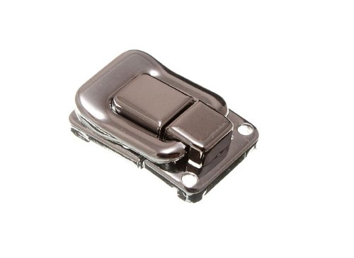 Loquet à bascule coffre 39x29mm en lot de 20 fermoirs métalliques avec vis incluses