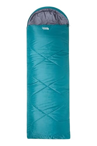 Mountain Warehouse Summit 250 Sleeping Bag, Regular, Petrol Blue