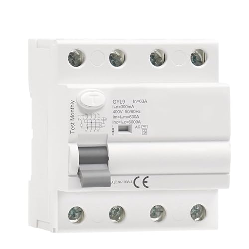 Disjoncteur temporisé GYL9 AC-S type de retard électromagnétique 2 poles 63A 40A