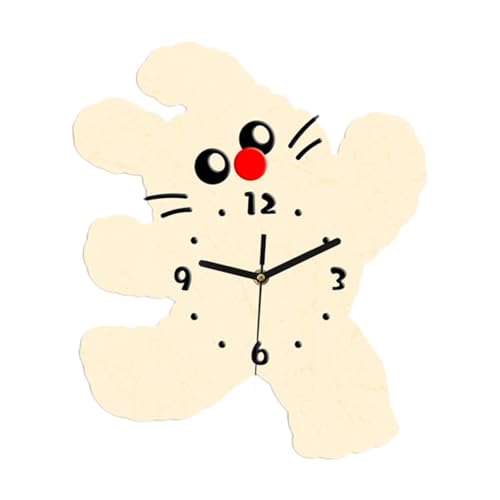 Horloge murale chat sans tic-tac pour retrouver le calme au bureau