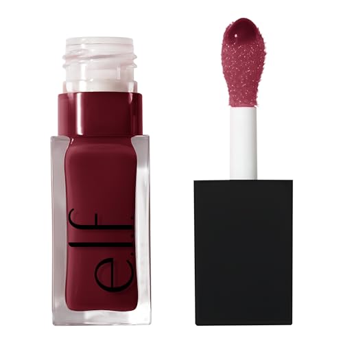 NYX PROFESSIONAL MAKEUP Fat Oil Lip Drip, Moisturizing Lip Oil Gloss, Vegan Tinted Formula, Up to 12 HR Hydration - Newsfeed (Rose Nude)