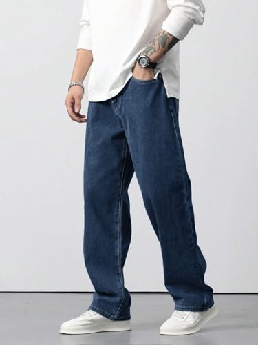 Image of TAGAS Men Relaxed FIT Denim Jeans | Loose Jeans for Men | Mens Baggy Fit Denim Jeans Pant | MDJ-22