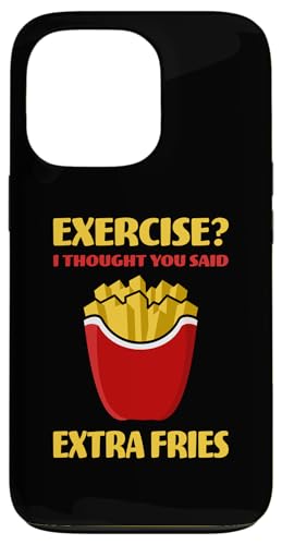 �G�N�T�T�C�Y ? I Thought You Said Extra Fries �t�@�[�X�g�t�[�h���D�� �X�}�z�P�[�X iPhone 13 Pro �p