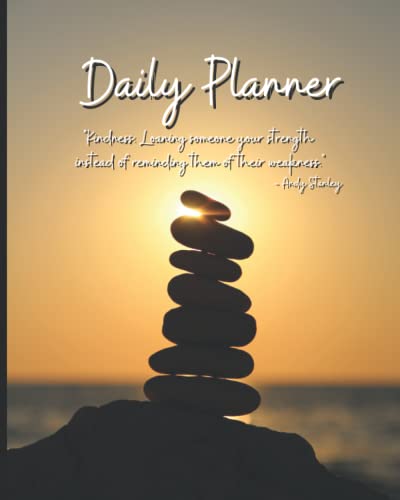 Daily Planner: 220 page-8"X10"-soft cover-365 day by day-undated-each day has a full page dedicated to it. It includes bonus pages for even more organization help. image 2