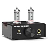 Nobsound P5 HIFI真空管 ヘッドフォンアンプ： デュアルモノラル設計 4.4mm&6.35mm出力 200V高電圧駆動 真空管/オペアンプ交換可能 低ジッター オーディオマニア向け (アルミ)