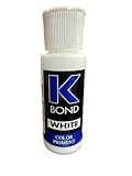 K-Bond Resin Coloring Paste Color Pigmentation for Polyester, Paint, and Epoxy Glues 2 OZ(Ounces) (White)